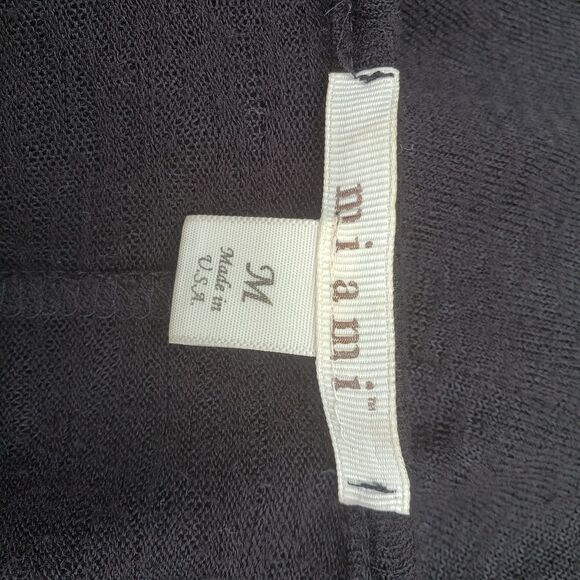 Francesca's Miami Boho Ladies Pullover Black Cold Shoulder Top with fringe Med - Picture 10 of 12